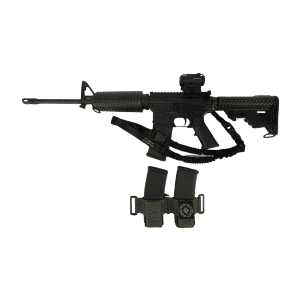 Alternative view of Two magazine waist belt attachment for AR