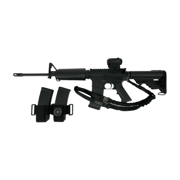 Two magazine waist belt attachment for AR
